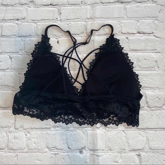 NWT BLACK BOUTIQUE BRALETTE - ONE SIZE - Picture 3 of 3
